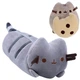 Дитячий набір Пенал 23х11 см та М'яка іграшка Pusheen cat 8х7см із Печивом Сірий n-12241 - зображення 1