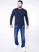 Чоловічий лонгслів BOSS Relaxed-Fit Handwritten Logo HB-22002NV M - зображення 3