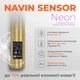 Полотенцесушарка нержавіюча електрична Navin Retro 500х1000 Sensor з Wi-Fi колір бронза, права - зображення 4