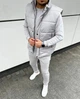 Мужской костюм тройка серый 54-56 г1431.0235/1 - изображение 7