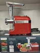 Електрична мясорубка Rainberg RB-2270 3800вт червона 3 в 1 соковитискач овощерізка - изображение 13