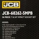 Набор инструментов ударных 26 ед. 3/4", 1" (6гр.) JCB Tools JCB-68262-5MPB - изображение 5