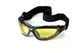 Захисні окуляри фотохромні Global Vision Shorty Photochromic (yellow) Anti-Fog, жовті - изображение 3