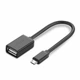 Кабель - адаптер UGREEN US133 MicroUSB Male - USB-A Female + OTG чорний (10396) - зображення 2