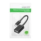Кабель - адаптер UGREEN US133 MicroUSB Male - USB-A Female + OTG чорний (10396) - зображення 3
