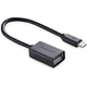 Кабель - адаптер UGREEN US133 MicroUSB Male - USB-A Female + OTG чорний (10396) - зображення 4