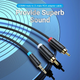 Кабель Vention 3.5MM Male to 2-Male RCA Adapter Cable 2M Black (BCLBH) - зображення 3