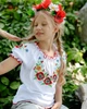 Вишиванка для дівчинки з коротким рукавом Носи своє 146 Білий (p-11555-125853) - изображение 6