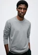 Чоловічий джемпер Slim fit H&M (57655) S Сірий - изображение 1
