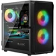 Корпус для компьютера LogicConcept AM-PORTOS-10-0000000-0002 PORTOS MESH/GLASS ARGB fans 3x120mm без БП mATX Black / Корпус для ПК - изображение 1