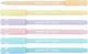 Набір масляних ручок Axent Soft Pastel 0.7 мм Сині 24 шт (AB1102-02-A) - зображення 2