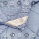 Одеяло Лебяжий пух Blue Zastelli тик полуторное 145х205 - изображение 4