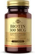 Биотин Solgar, Biotin, 300 мкг, 100 таблеток - изображение 1