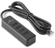 USB-хаб Real-El HQ-175 4xUSB-A 2.0 Черный (4743304102044) - изображение 3