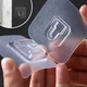 Двосторонній самоклеючий гачок GLUIT-Sticky для кріплення предметів без свердління 2 шт., прозорий (90003007) - зображення 2