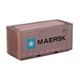 Модель морського контейнера BauTech Maersk Сірий (1014-618-00) - зображення 1