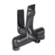Змішувач для ванни з душовим гарнітуром Qtap Vlasta New, Gunmetal Black PVD QTVLA259GMB45643 графіт збройова сталь - зображення 4