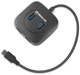 USB-хаб Real-El CQ-407 4xUSB-A 3.0 Чорний (4743304102020) - зображення 8