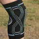 Наколінники спортивні PowerPlay PP-4099 Knee Support Чорно/Сині S/M (пара) - изображение 5