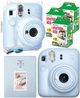 Подарочный Набор Fujifilm INSTAX Mini 12 Pastel Blue Голубой Фотокамера моментальной печати / Картриджи - 60 фото / Чехол прозрачный / Альбом 64 фото + Подарочная упаковка - изображение 1