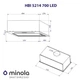 Витяжка Minola HBI 5214 WH 700 LED повновбудована - зображення 10