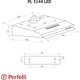 Витяжка пласка Perfelli PL 5144 Dark BR LED - изображение 11