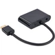 Адаптер-перехідник HDMI на HDMI/VGA+Аудіо 3.5 (A-HDMIM-HDMIFVGAF-01) - зображення 3