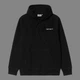 Худи унисекс с рисунком логотипа фиолетовой волны Carhartt размер M черного цвета - изображение 1