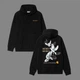 Худи унисекс с рисунком голубей Carhartt размер M черного цвета - изображение 2