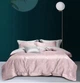 Комплект постельного белья Soho Евро 200x230 см Наволочки 48x74 см x 2 шт Memoria Flowers PinkGray Сатин (A130076) - изображение 1