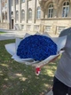 Букет из мыльных роз 101 шт синий, подарочный букет роз из мыла для девушки, жены, мамы, дочки, сестры - изображение 2