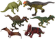 Zestaw figurek Leantoys Large Model Figures Dinozaury 6 szt (5905214970604) - obraz 3