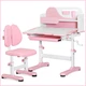 Комплект меблів (стіл + стільчик + полиця) Mealux Wave Pink (арт. BD-31 PN) - изображение 1