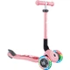 Самокат Globber Junior Foldable Lights до 50 кг 2+ Пастельно-рожевий з квітами (433-210) - зображення 2