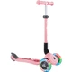Самокат Globber Junior Foldable Lights до 50 кг 2+ Пастельно-рожевий з квітами (433-210) - зображення 12