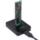 Док-станция для накопителей Gembird USB Type-C M.2 SATA NVME SSD (DD-U3M2) - изображение 1