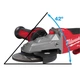 Шлифовальная машина Milwaukee M18 FSAGF125XPDB-0X, 125 мм, с плоским редуктором, HD кейс (без АКБ и ЗУ) (4933478439) - изображение 4