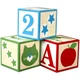Кубики Melissa&Doug Набір з 3-х великих дерев'яних кубиків (MD30543) - зображення 1
