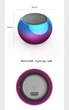 Bluetooth колонка TWS мини синяя градиент - изображение 2