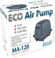 Компрессор мембранный Jebao MA-120 70W 120 л/мин 220V аэратор для пруда УЗВ септика - изображение 4