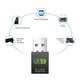 Двохдіапазонний Fenvi WD-4510AC USB 2.0 Wi-Fi 5 (AC) 600 Mbps адаптер 2.4/5GHz + Bluetooth 4.2 Wireless Lan Card Black (AC600-BT4.2) - зображення 3