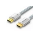 Кабель мультимедийный HDMI to HDMI 1.5m V2.1 8K 60Hz Silver Metal Type Vention (ALCIG) - изображение 1