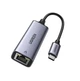 Адаптер USB Type-C to Gigabit LAN Ethernet Adapter RJ45 1000mb/s для Samsung, Xiaomi, Lenovo та ін. Мережева карта. Ugreen metal - зображення 1