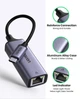 Адаптер USB Type-C to Gigabit LAN Ethernet Adapter RJ45 1000mb/s для Samsung, Xiaomi, Lenovo та ін. Мережева карта. Ugreen metal - зображення 6