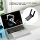 Двохдіапазонний USB WiFi адаптер високошвидкісний 1300Mbps 2.4GHz/5GHz 802.11ac MIMO з Bluetooth 4.1 антенами (478131-Prob) - зображення 2