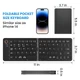 Бездротова Bluetooth клавіатура складана B023 (en/ua) - зображення 7