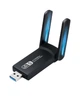Двухдиапазонный USB 3.0 WiFi адаптер сетевая карта 1300Mbps 2.4GHz/5GHz с двумя антеннами диском с драйверами (478133-Prob) - изображение 1