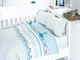 Комплект дитячої постільної білизни в ліжечко First Choice Baby 100х150 Бамбук Блакитний - зображення 1