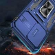 Ударостійкий чохол Camshield Army Ring для Samsung Galaxy A35 / A55 Синій / Navy - изображение 7