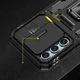 Противоударный ударопрочный чехол Camshield Army Ring для Samsung Galaxy A35 / A55 Черный / Black - изображение 4